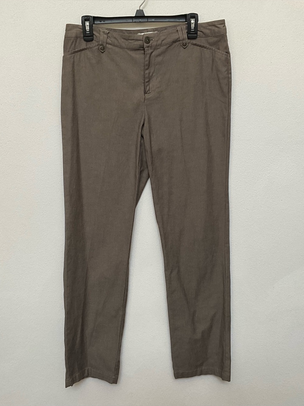 Christopher & Banks Brown Fishtail Print Dress Trousers Size 10 Fall Office